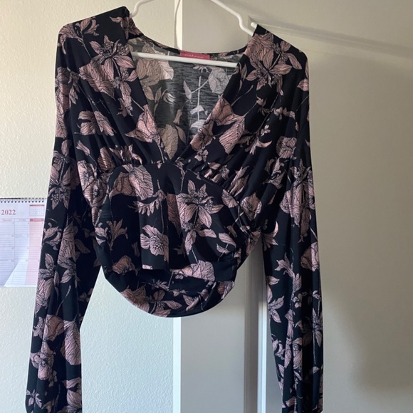 Long sleeve crop top - Picture 2 of 2